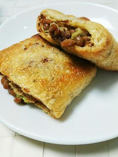 ピリ辛納豆巾着-レシピのメイン写真