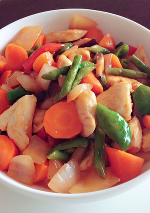 簡単♬ヘルシー♬揚げない鶏肉の酢豚風-レシピのメイン写真