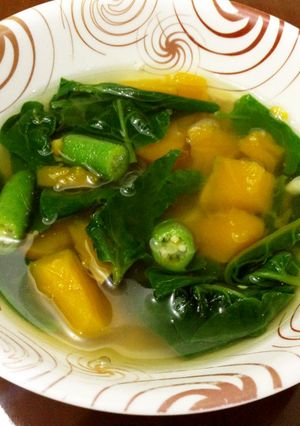 カボチャとオクラのとろみスープ-レシピのメイン写真
