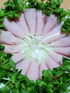 カイワレハムサラダ♡-レシピのメイン写真