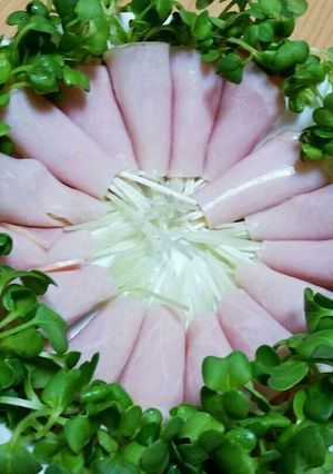 カイワレハムサラダ♡-レシピのメイン写真