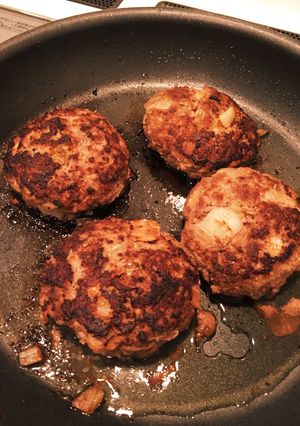 俺ん家のハンバーグ-レシピのメイン写真