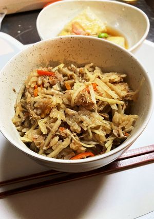 ツナと生姜の炊き込みご飯-レシピのメイン写真