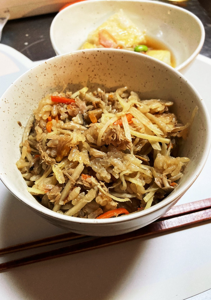 ツナと生姜の炊き込みご飯-レシピのメイン写真