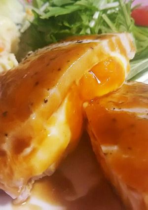 豚肉の目玉焼きサンドソテー！-レシピのメイン写真