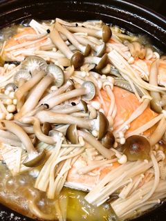 鮭とキノコのタジン蒸し-レシピのメイン写真