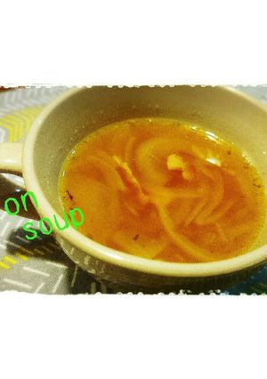 玉ねぎ＆ベーコンで☆簡単オニオンスープ-レシピのメイン写真