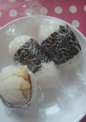キャンディー餃子おにぎり-レシピのメイン写真