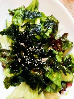 韓国海苔ムンチュサラダ-レシピのメイン写真