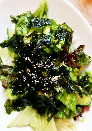 韓国海苔ムンチュサラダ-レシピのメイン写真