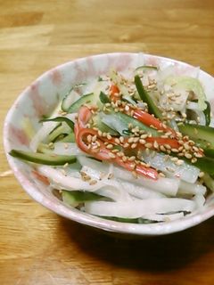 大根ときゅうりとかにかまの酢の物-レシピのメイン写真