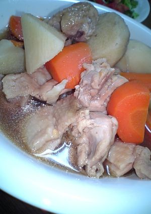 鶏肉と長いものﾎｸﾎｸ煮。-レシピのメイン写真