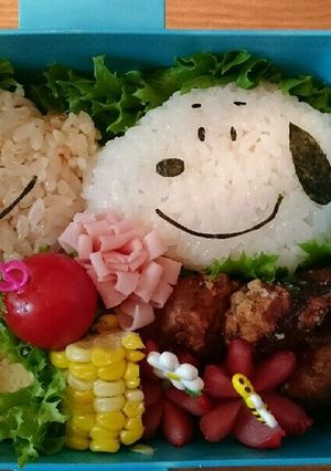 スヌーピー*キャラ弁-レシピのメイン写真