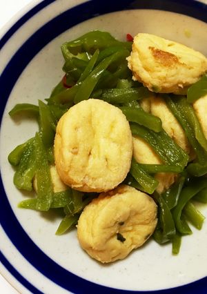 油不要! がんもどきとピーマンの煮びたし-レシピのメイン写真