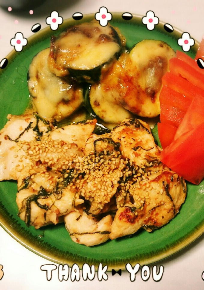 簡単♥美味！！鶏むね肉の梅マヨ焼き☆-レシピのメイン写真