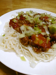 めみ単単(坦々)そうめんチャンプルー-レシピのメイン写真