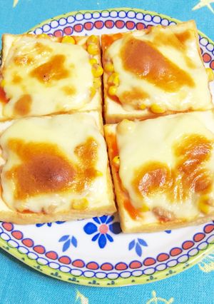 時間がない時に♬ピザ風厚揚げ*ツナコーン-レシピのメイン写真
