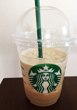 スタバ風☆お手軽キャラメルフラペチーノ-レシピのメイン写真