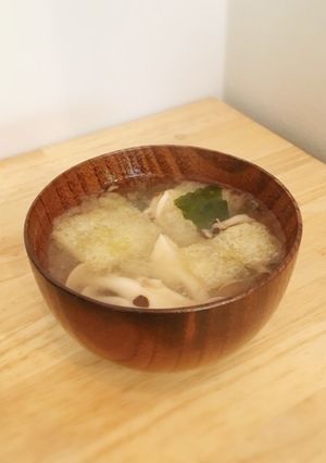大島みそ✖️松山あげ 最強コラボお味噌汁-レシピのメイン写真