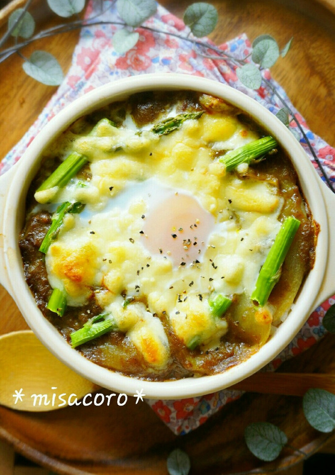m簡単！残りカレーの半熟卵ドリア-レシピのメイン写真