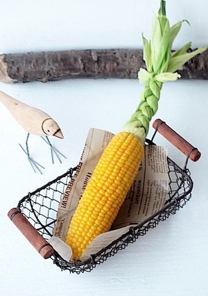 三つ編みトウモロコシ-レシピのメイン写真