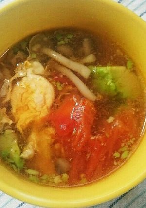 夏バテ防止!野菜たっぷりスープ-レシピのメイン写真