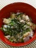 【簡単】カンパチのりゅうきゅう丼