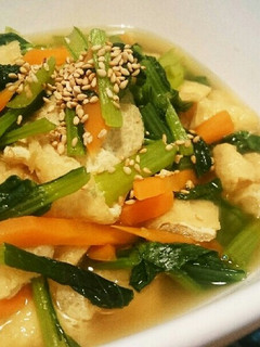小松菜のゆず胡椒あっさり煮-レシピのメイン写真