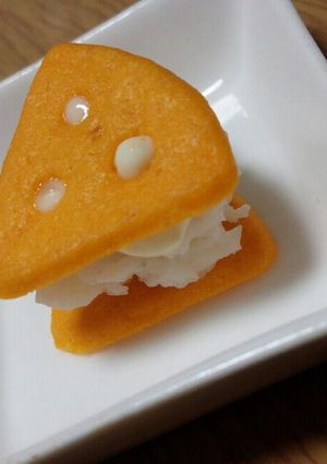 カニカママヨはさんだチーザ♪-レシピのメイン写真