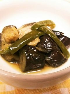 なすとピーマンの簡単煮浸し-レシピのメイン写真