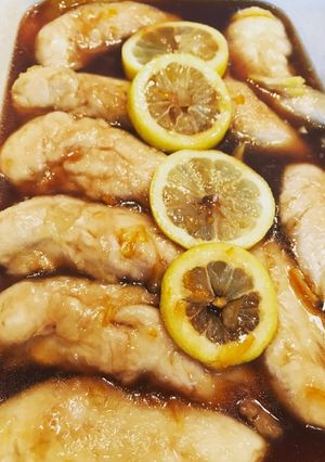 【衝撃】簡単すぎる!ササミのレモン煮!-レシピのメイン写真