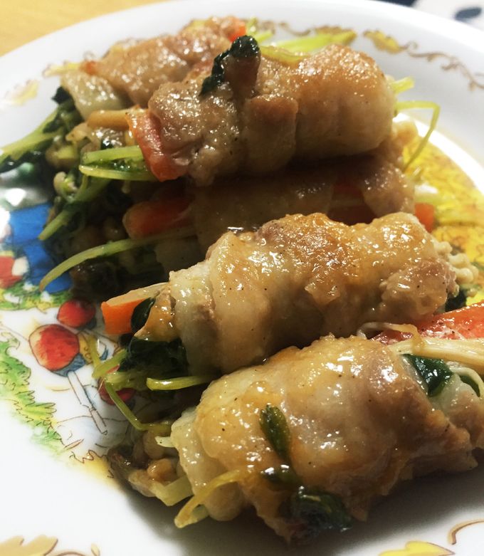 豚肉とえのきの野菜巻き-レシピのメイン写真