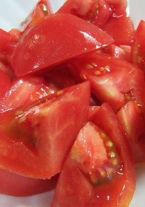 私流・食べやすいトマトの切り方　-レシピのメイン写真