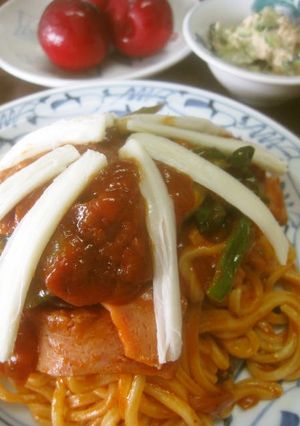 モッツァレラなナポリタン-レシピのメイン写真