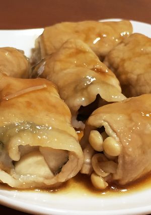 簡単◎大葉とキノコの豚肉巻き-レシピのメイン写真