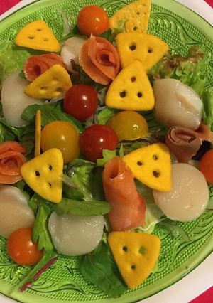 シーフードサラダのチーザ乗っけ-レシピのメイン写真