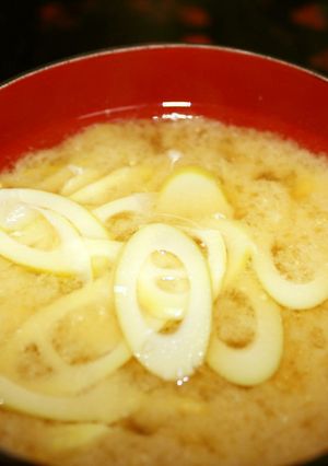 淡竹（ハチク）の味噌汁-レシピのメイン写真