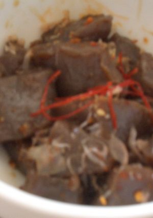 こんにゃくの七味煮-レシピのメイン写真