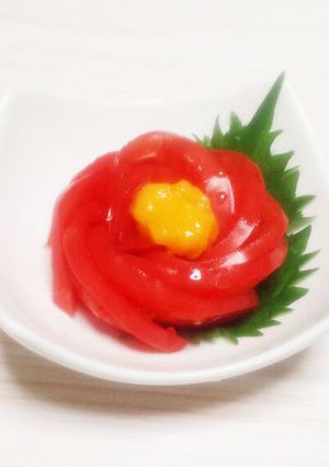 椿の黄身酢トマト☆おもてなし-レシピのメイン写真