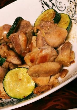 鶏肉とズッキーニのご飯がすすむおかず-レシピのメイン写真