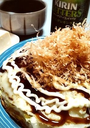 チーザ入りお好み焼-レシピのメイン写真