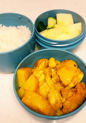 息子弁当　即席タンドリーチキン弁当-レシピのメイン写真