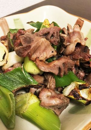 長ネギと砂肝のグリル焼き-レシピのメイン写真