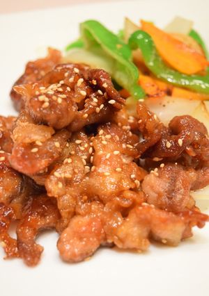お手軽☆豚小間の照り照り焼き-レシピのメイン写真