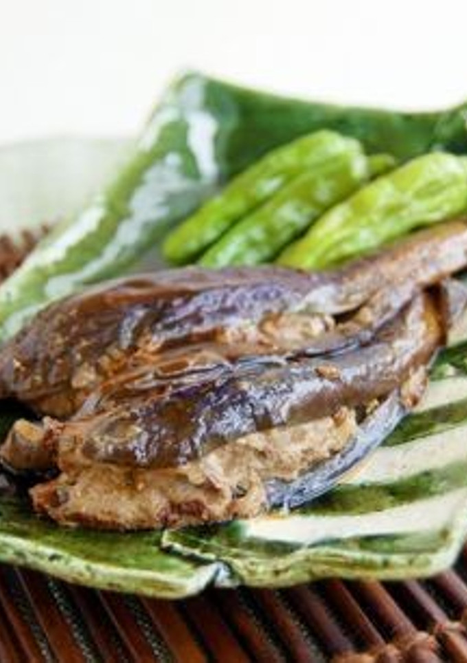 茄子と挽肉のはさみ焼き-レシピのメイン写真