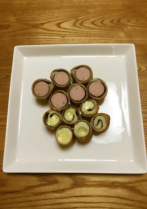 子供が喜ぶパンの巻き巻き揚げ♪お弁当に❕-レシピのメイン写真