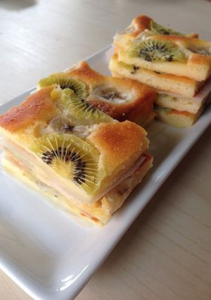 夏にさっぱりケーキ★キウィのポムポム-レシピのメイン写真