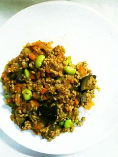 簡単!あっさりナスキーマカレー-レシピのメイン写真