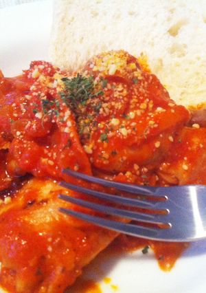 簡単☆パスタソースでチキン煮込み-レシピのメイン写真