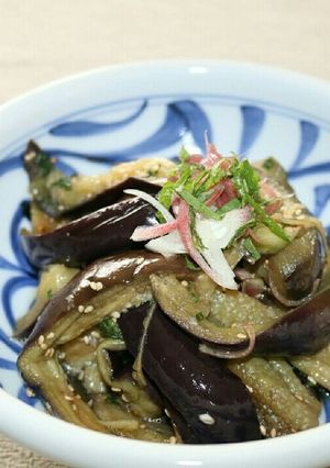 レンジで簡単♪茄子のさっぱり和え-レシピのメイン写真